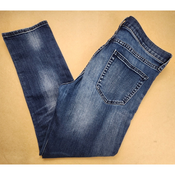 Gap 1969 Girlfriend Jeans 8 / 29x27 Mid Rise Taper - Picture 4 of 9